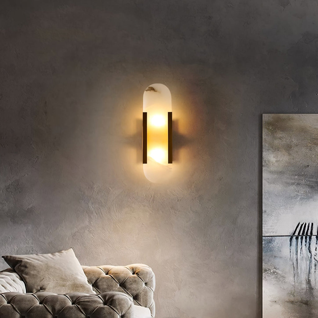 Veo Luxury Alabaster Wall Lamp | ventumra