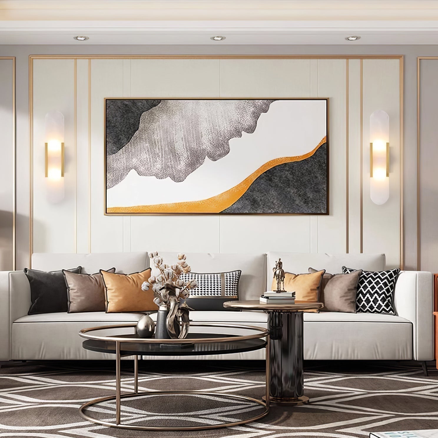 Veo Luxury Alabaster Wall Lamp | ventumra