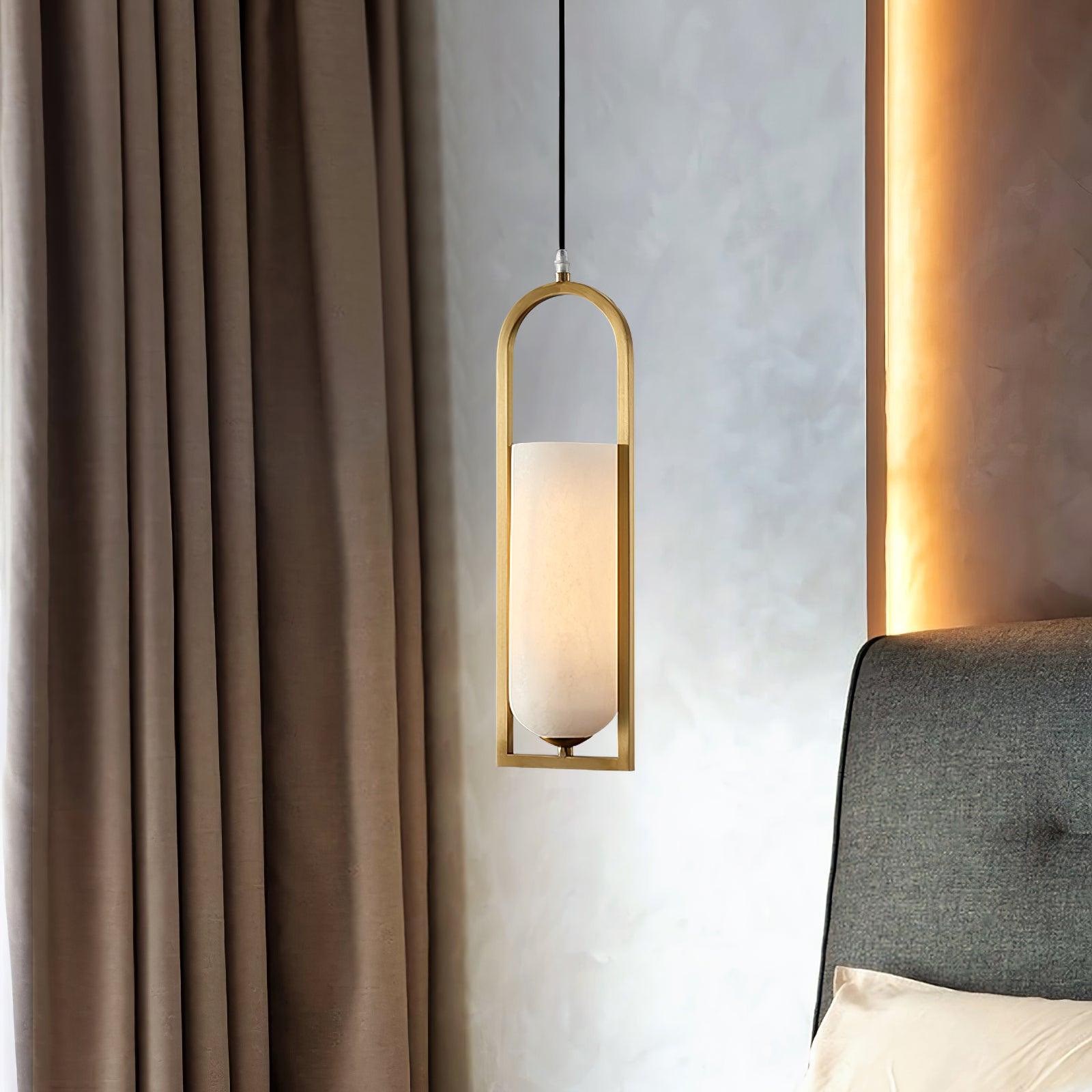 Aethyn Arch Alabaster Pendant Light | ventumra