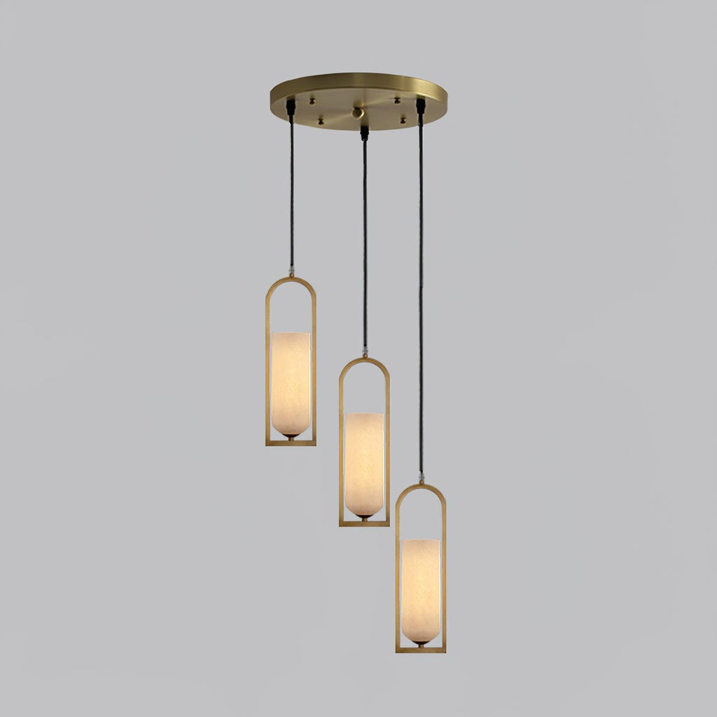 Aethyn Arch Alabaster Pendant Light | ventumra