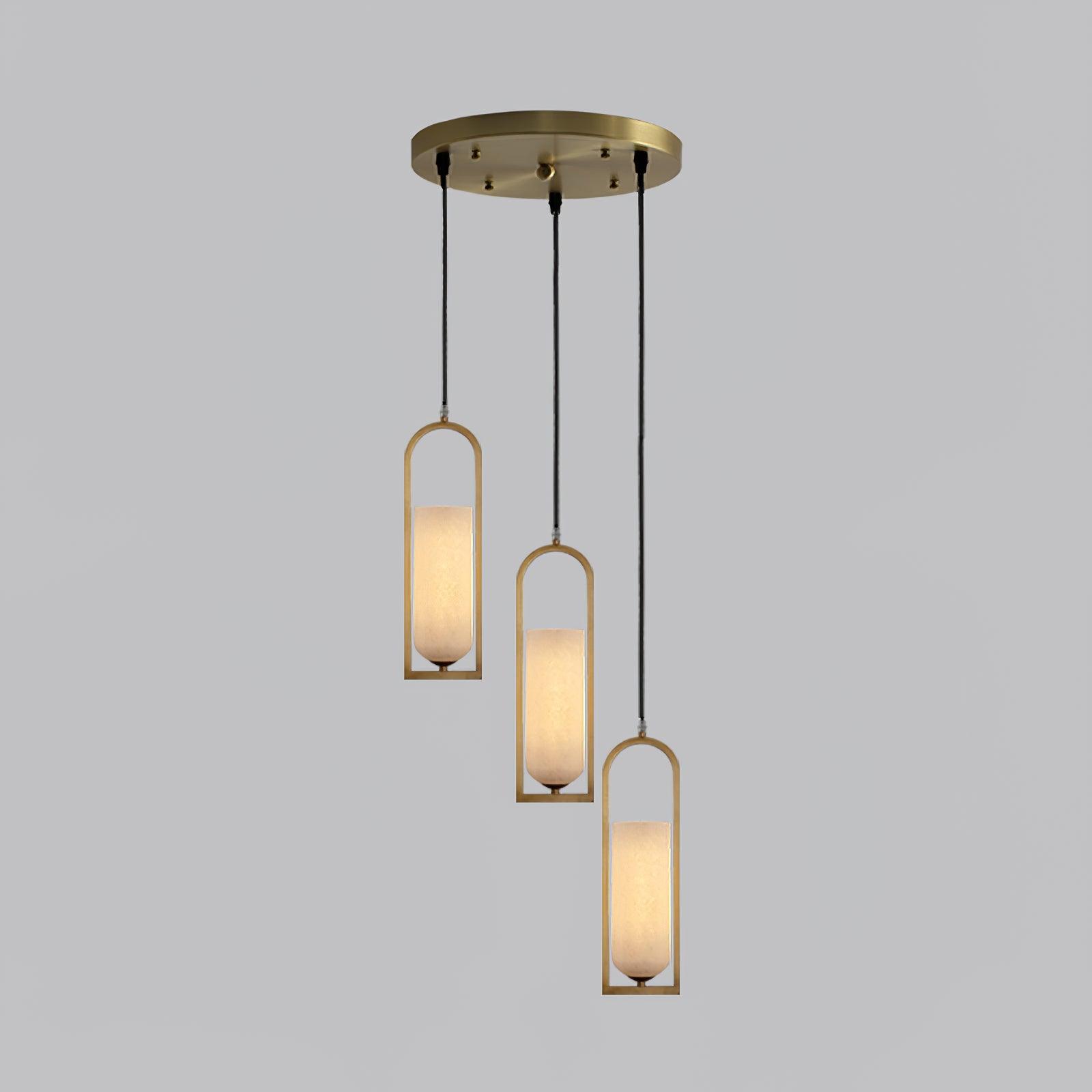 Aethyn Arch Alabaster Pendant Light | ventumra