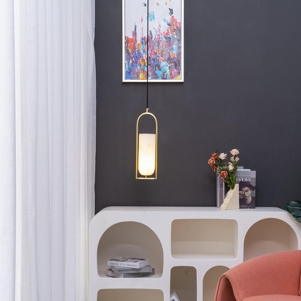 Aethyn Arch Alabaster Pendant Light | ventumra