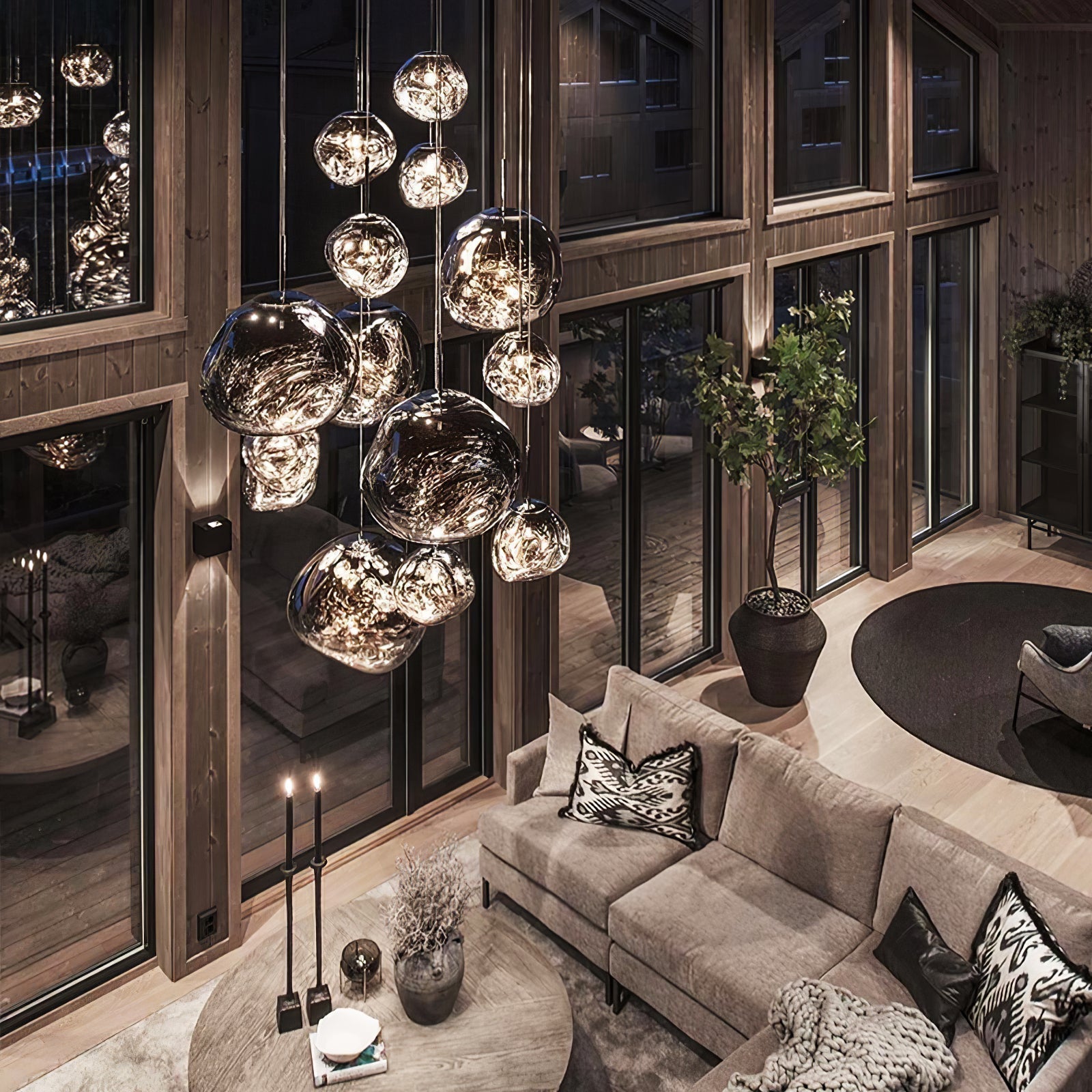 Solara Pendant Lamp Irregular Cluster Sculptural | ventumra