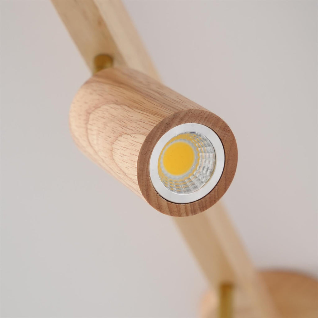 Veril Track Lighting Spotlight Wood | ventumra