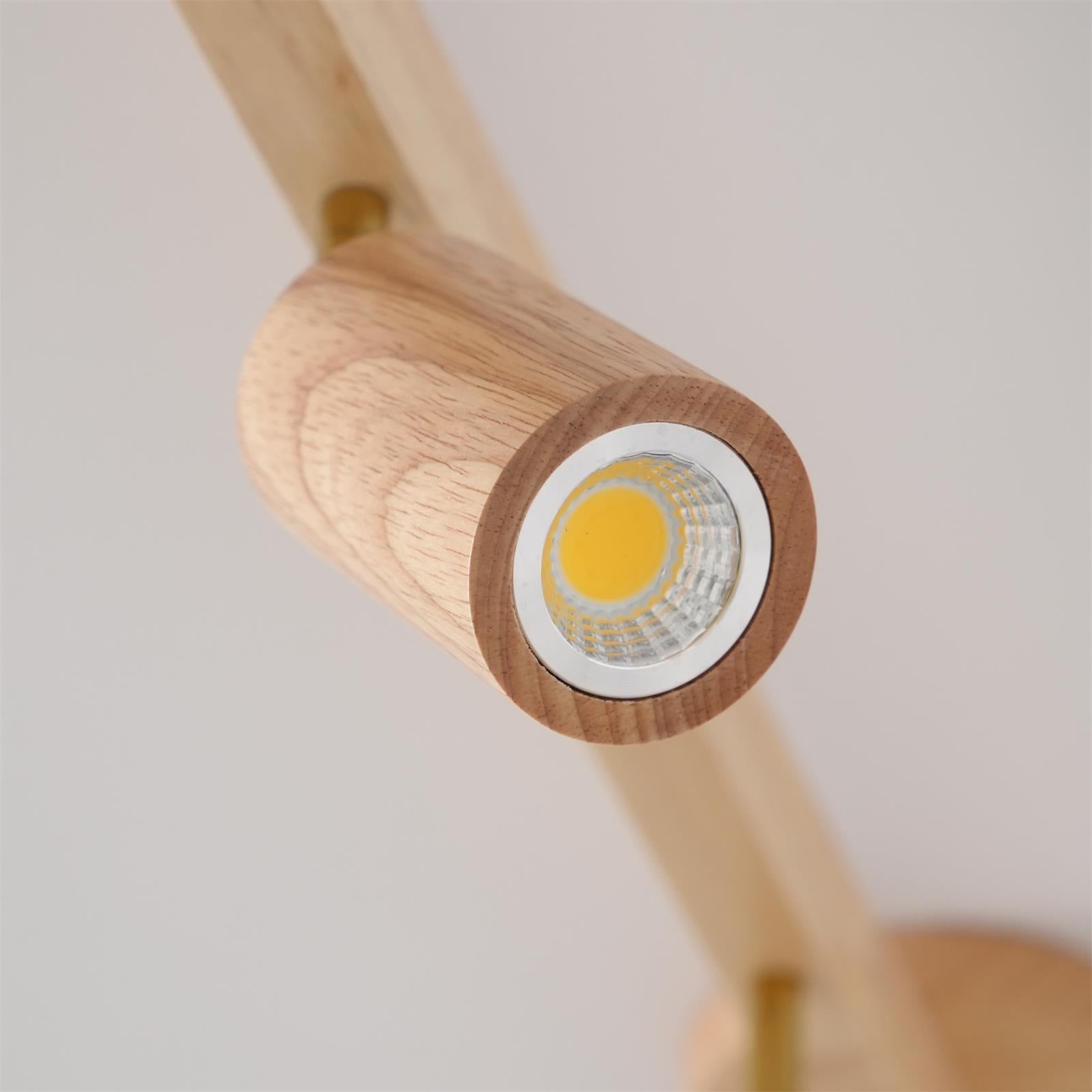 Veril Track Lighting Spotlight Wood | ventumra
