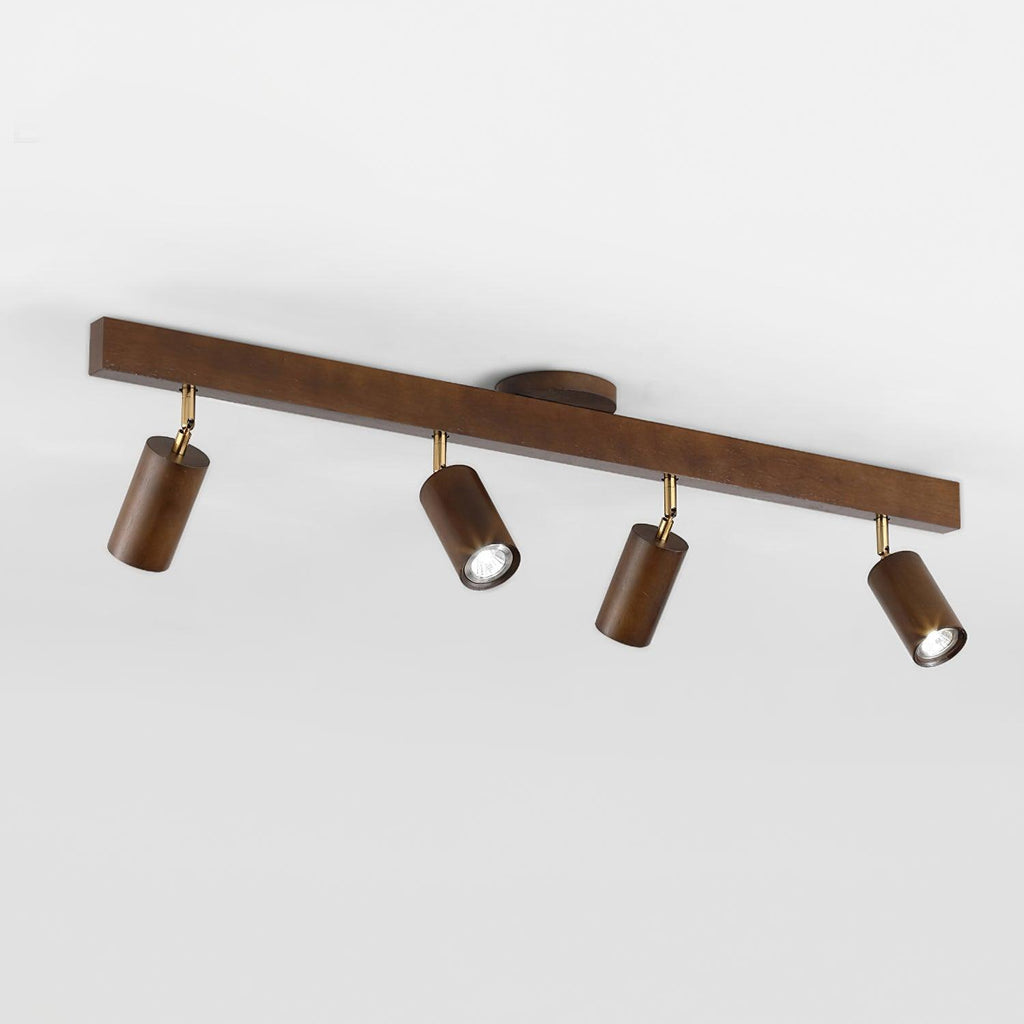 Veril Track Lighting Spotlight Wood | ventumra