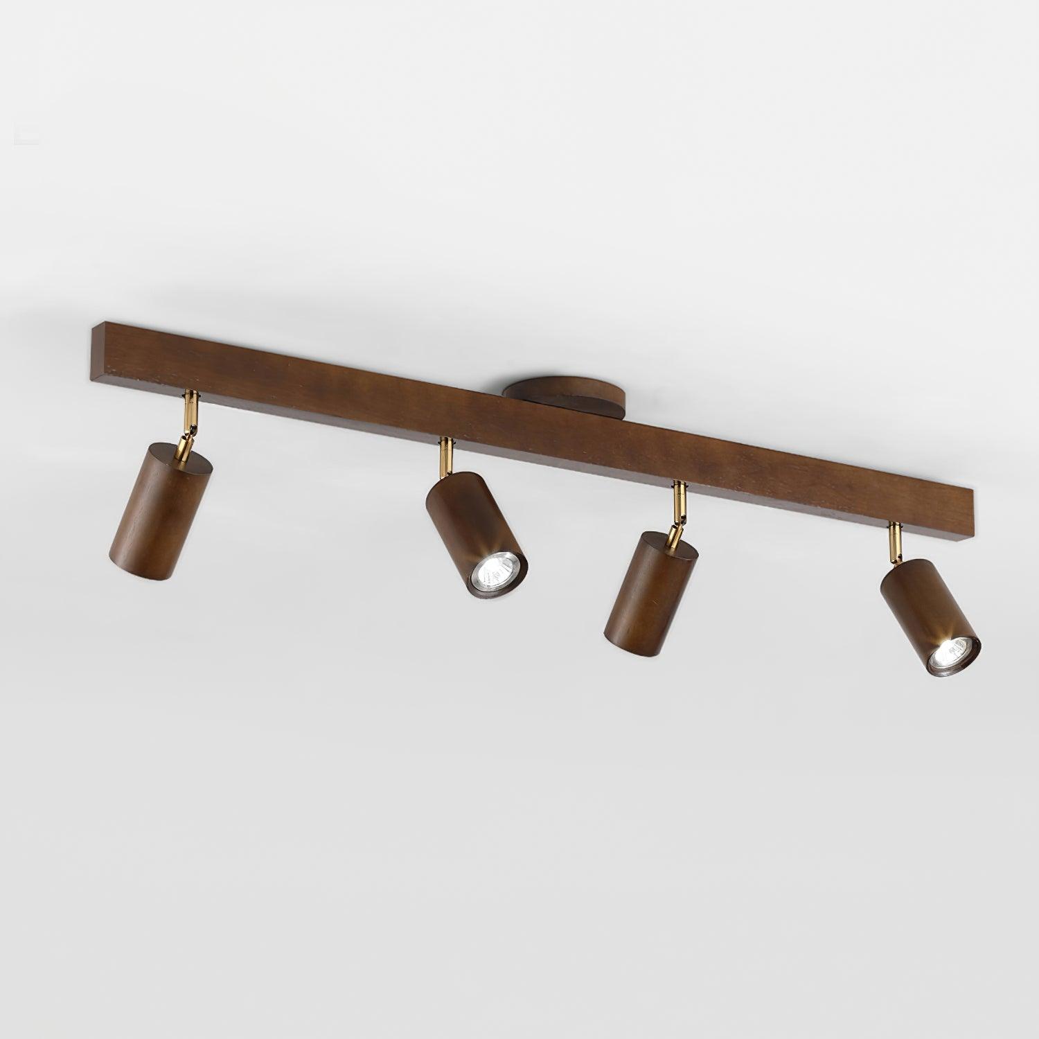 Veril Track Lighting Spotlight Wood | ventumra