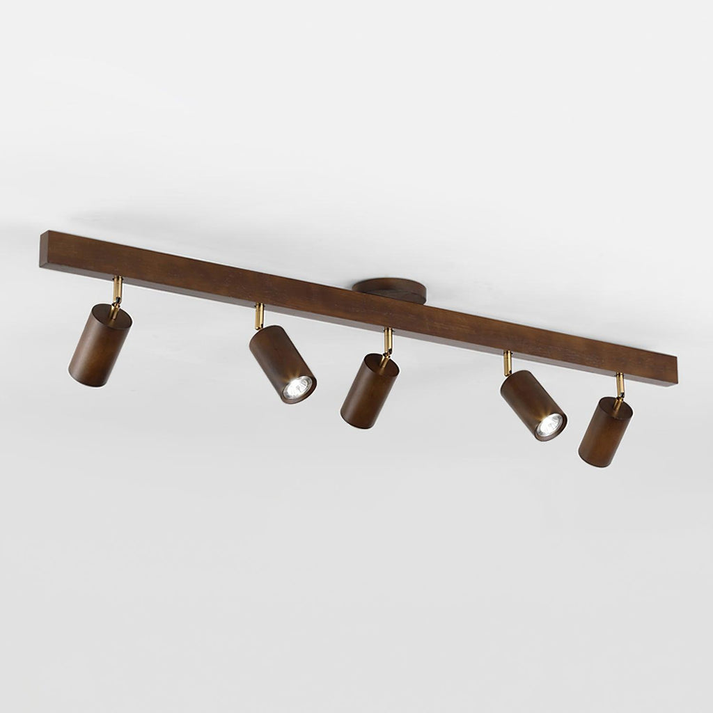 Veril Track Lighting Spotlight Wood | ventumra