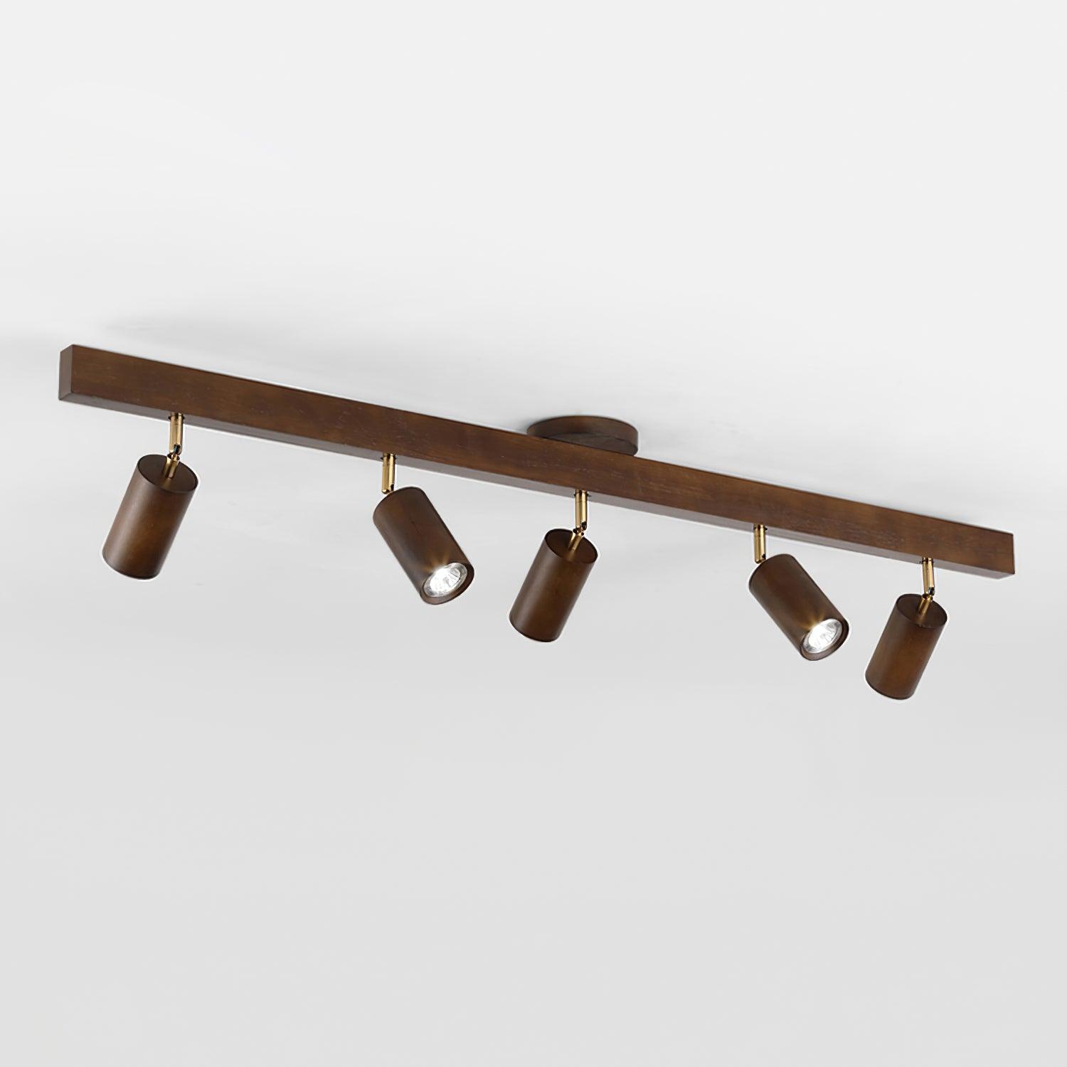 Veril Track Lighting Spotlight Wood | ventumra