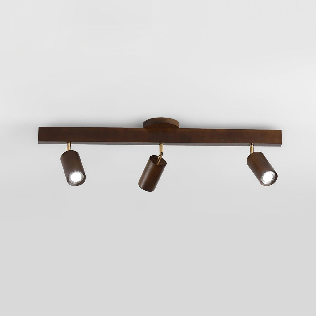 Veril Track Lighting Spotlight Wood | ventumra