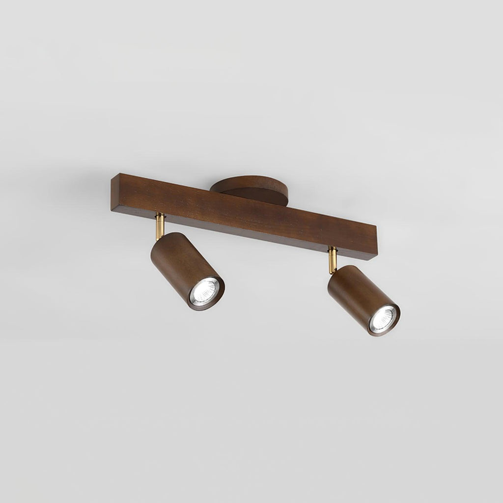 Veril Track Lighting Spotlight Wood | ventumra