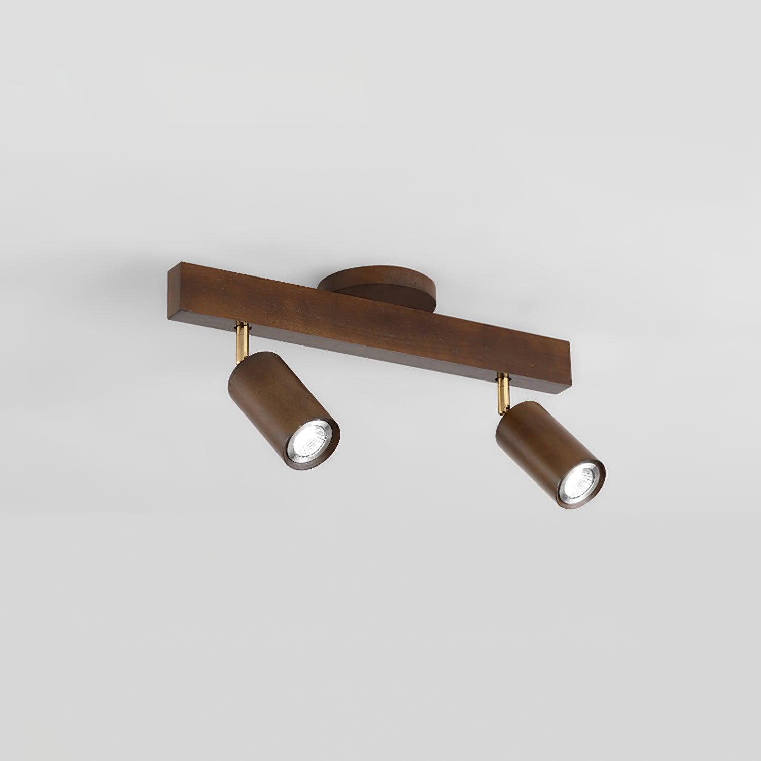 Veril Track Lighting Spotlight Wood | ventumra