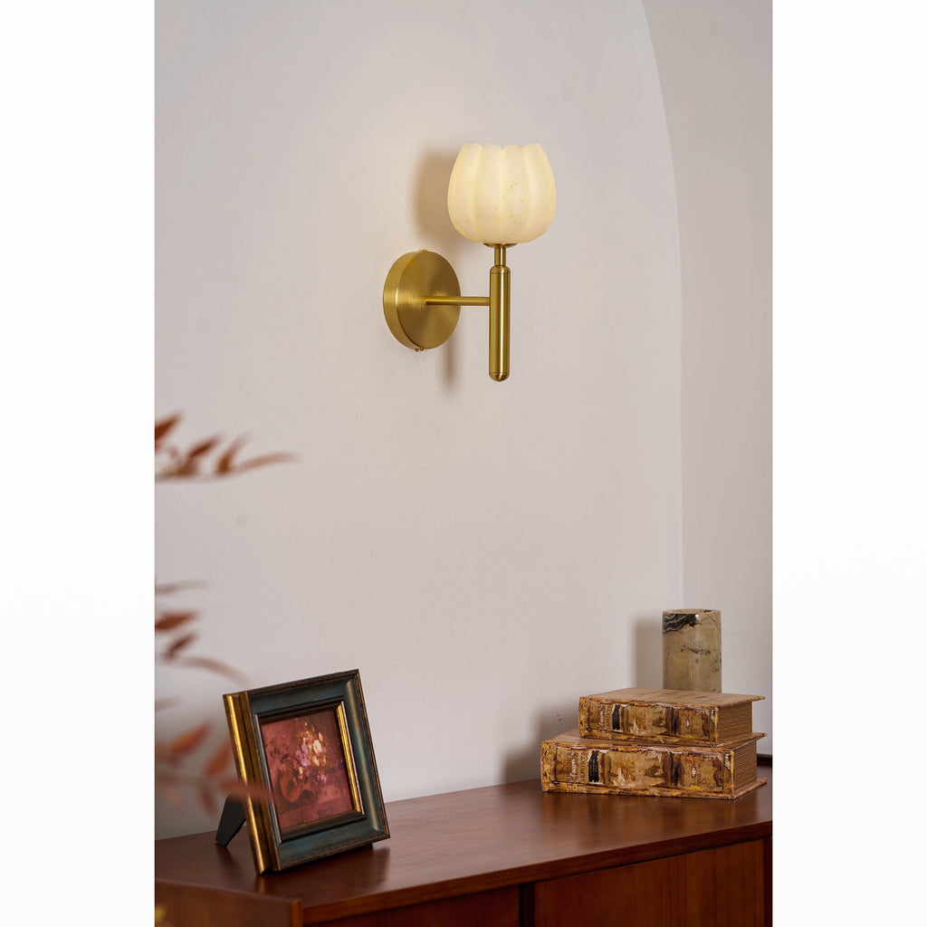 Art Nouveau Tulip Wall Sconce | Ventumra