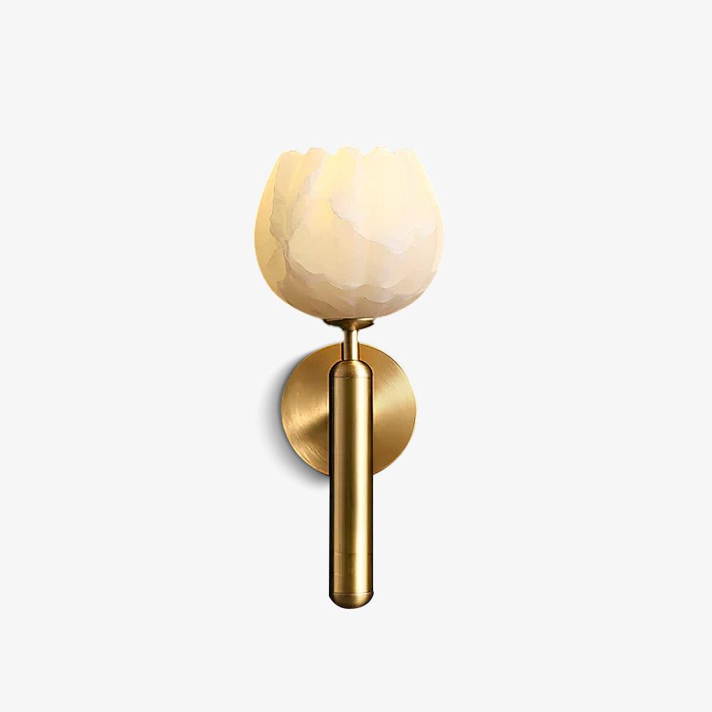 Ralin Alabaster Flowers Wall Lamp | ventumra