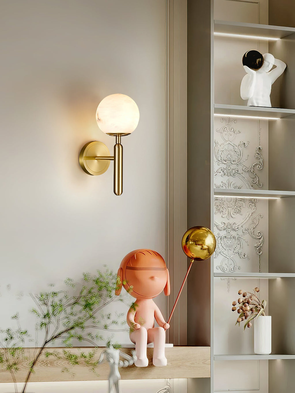 Art Nouveau Tulip Wall Sconce | Ventumra