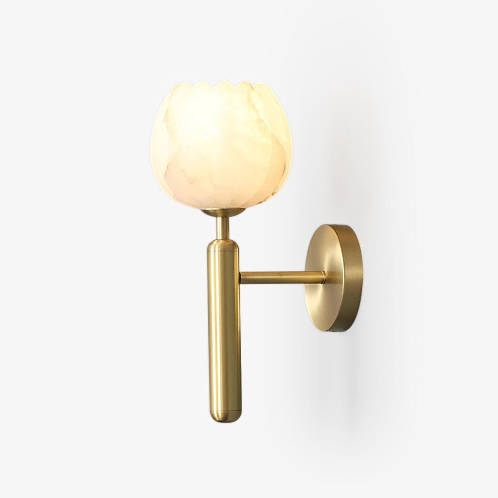 Ralin Alabaster Flowers Wall Lamp | ventumra