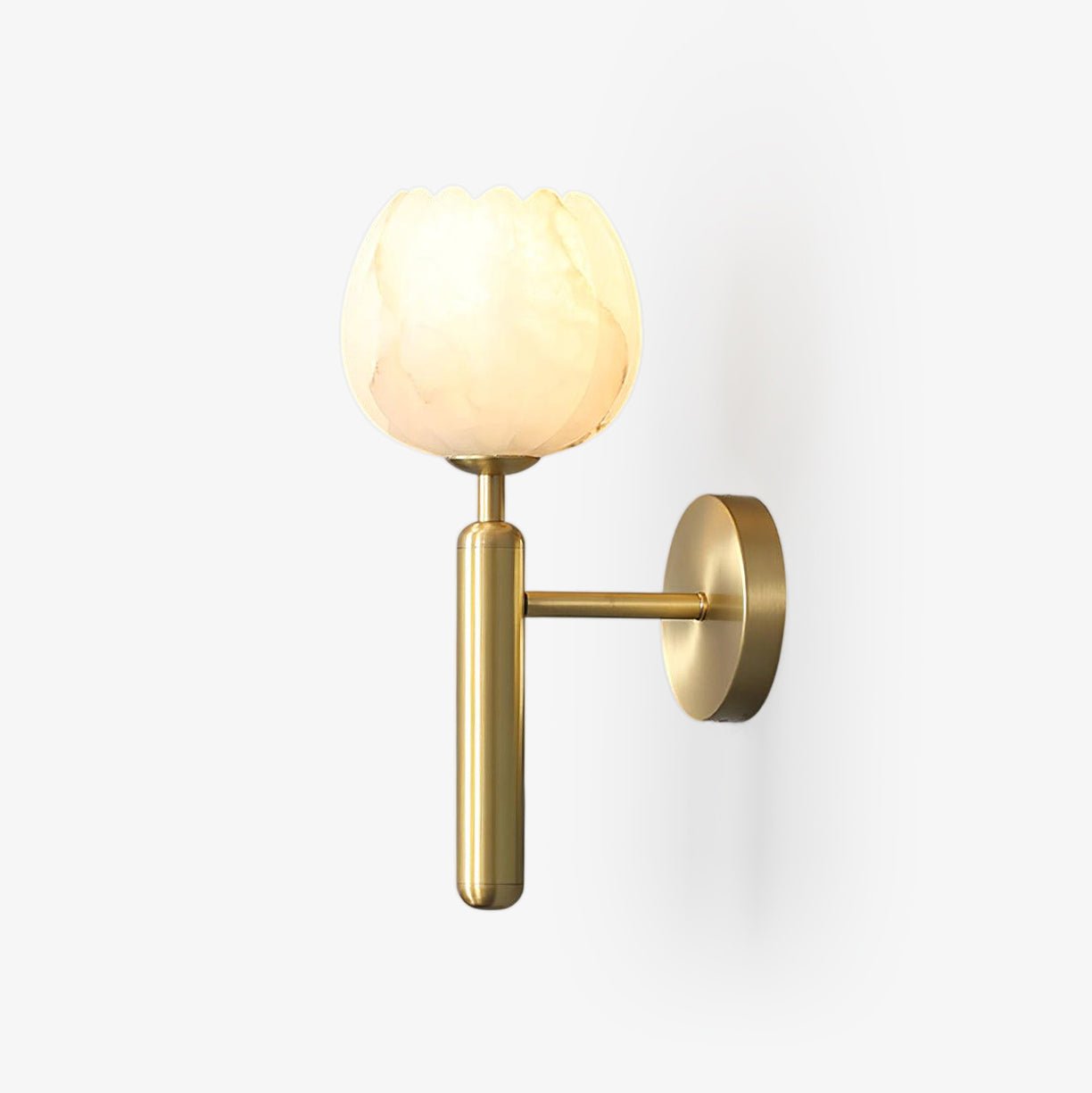 Ralin Alabaster Flowers Wall Lamp - Neutralighting