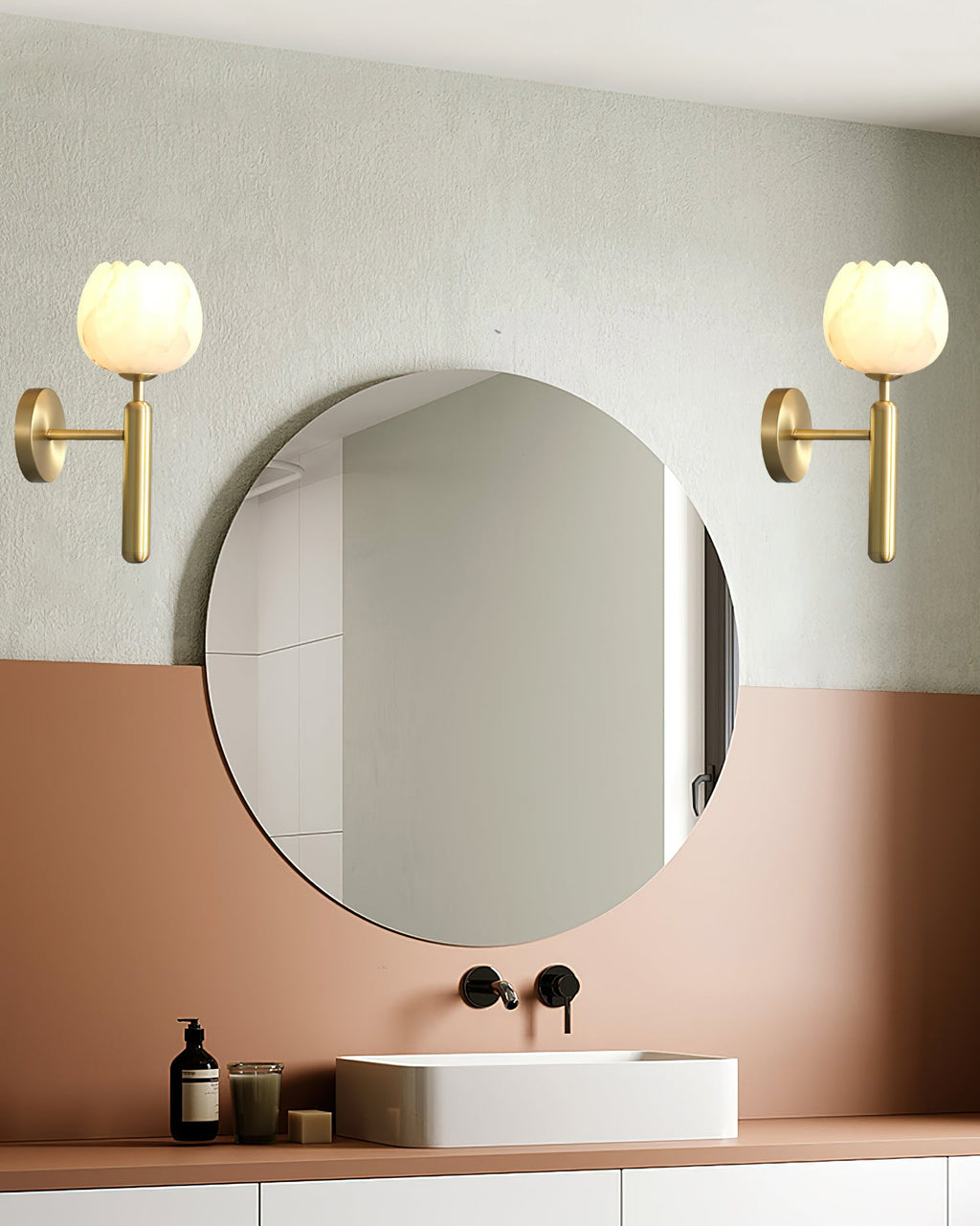 Art Nouveau Tulip Wall Sconce | Ventumra