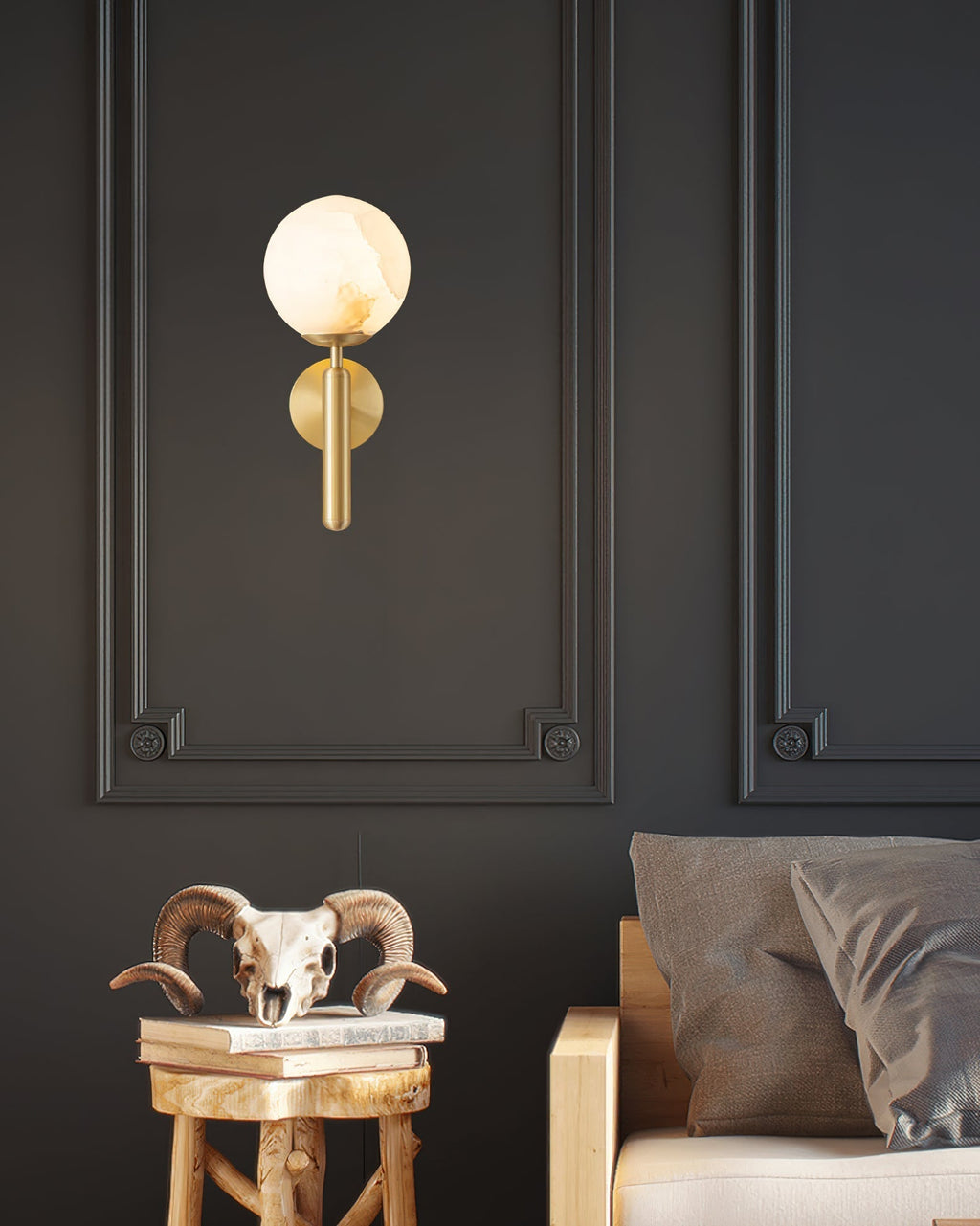 Art Nouveau Tulip Wall Sconce | Ventumra