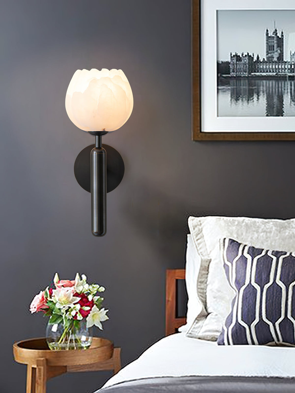 Art Nouveau Tulip Wall Sconce | Ventumra