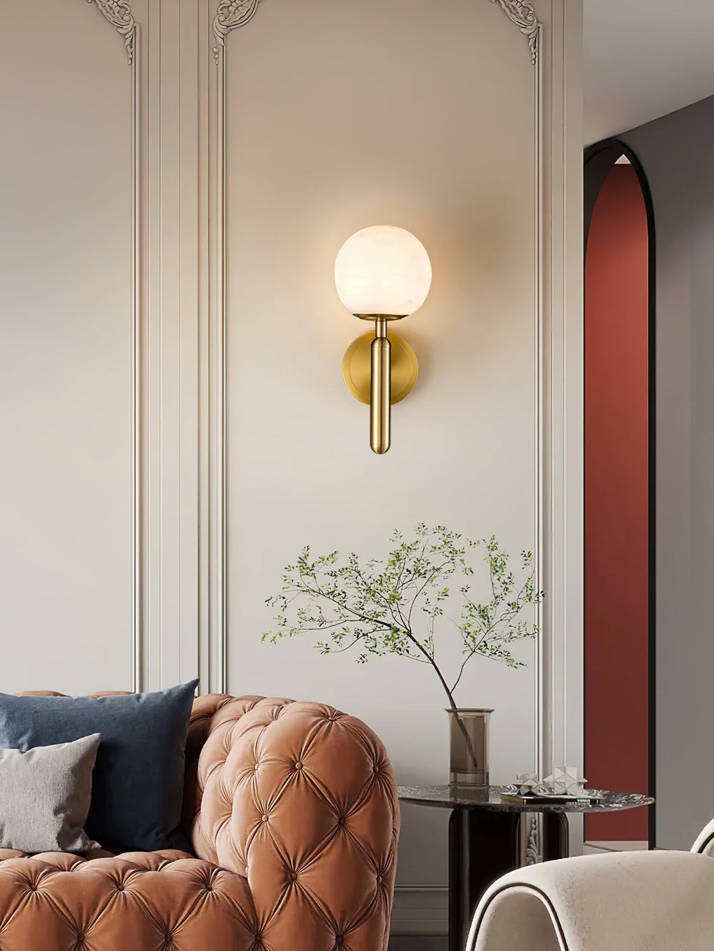Art Nouveau Tulip Wall Sconce | Ventumra