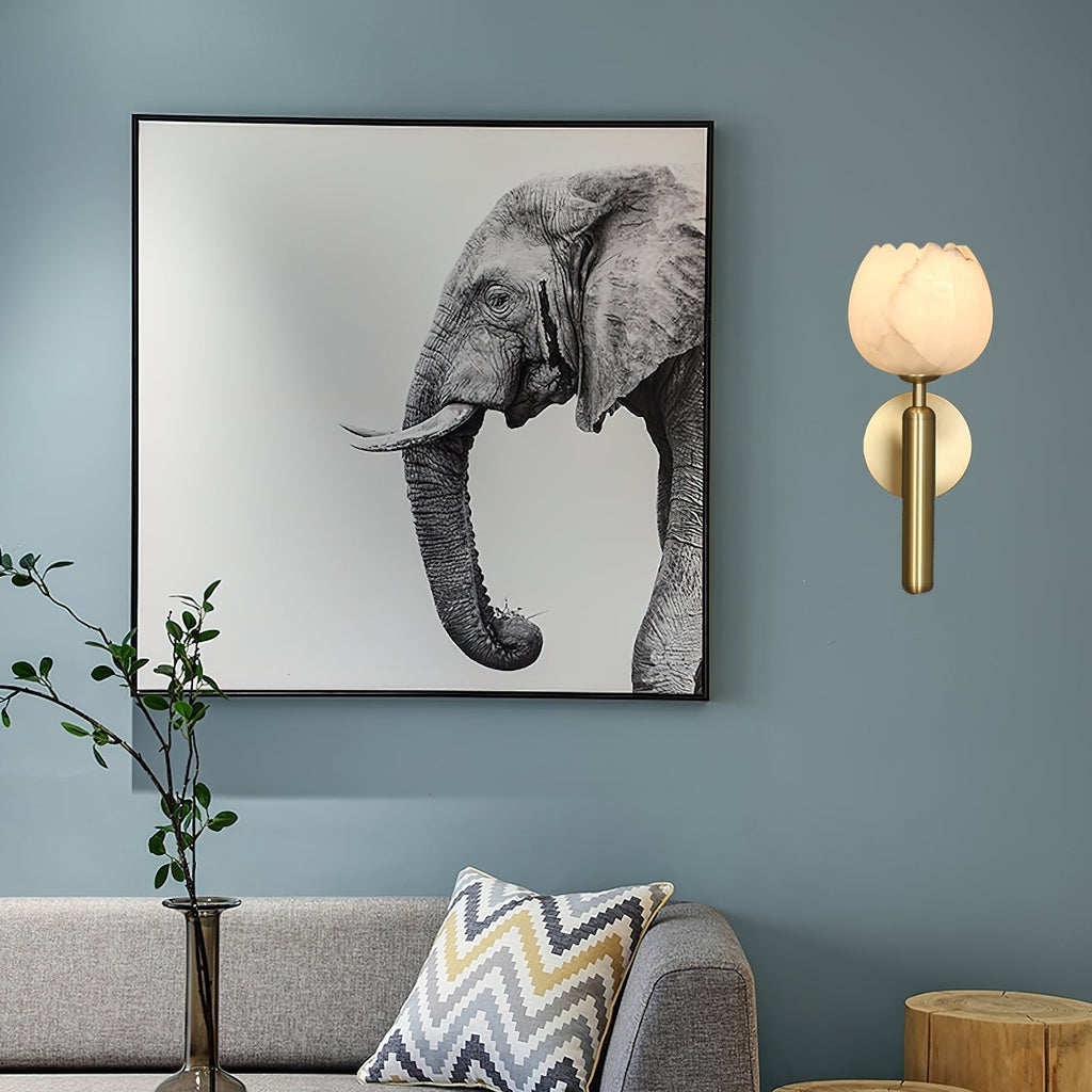 Art Nouveau Tulip Wall Sconce | Ventumra