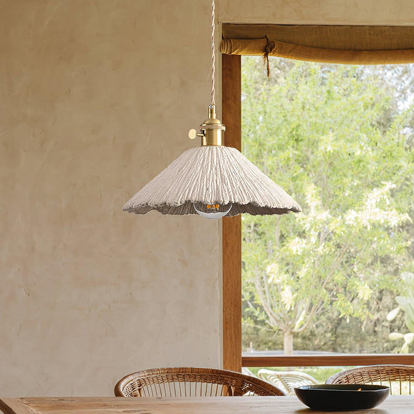 Kirae Textured Pendant Lights Cement | ventumra