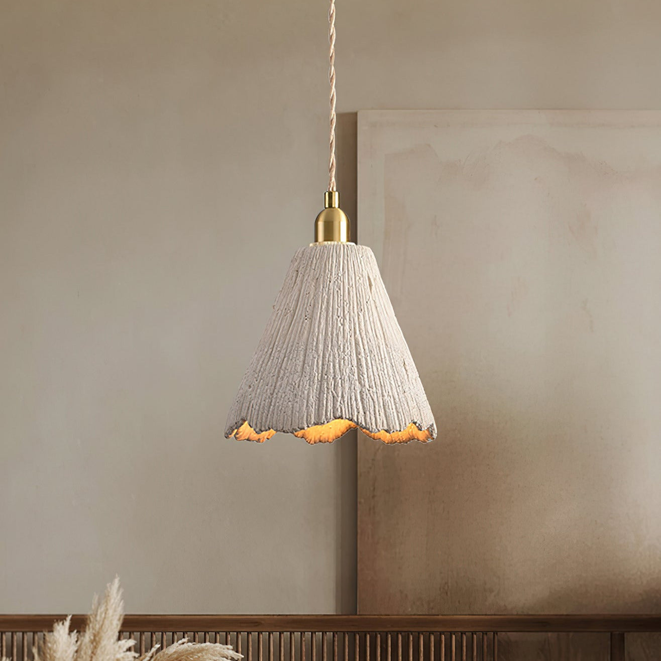 Kirae Textured Pendant Lights Cement | ventumra