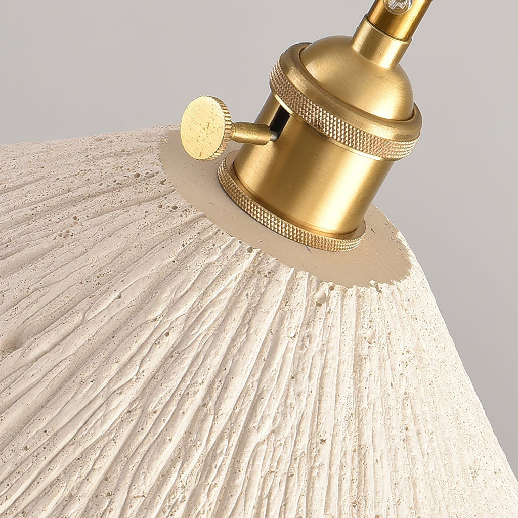 Kirae Textured Pendant Lights Cement | ventumra