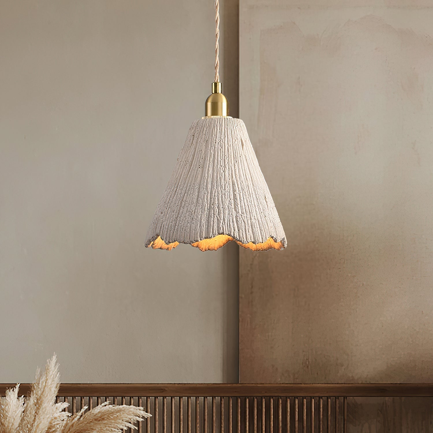 Kirae Textured Pendant Lights Cement | ventumra