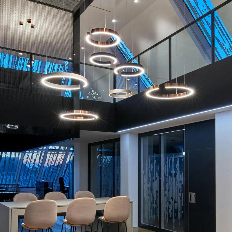 NexaLux Minimalist LED Pendant Light for Kitchen Island