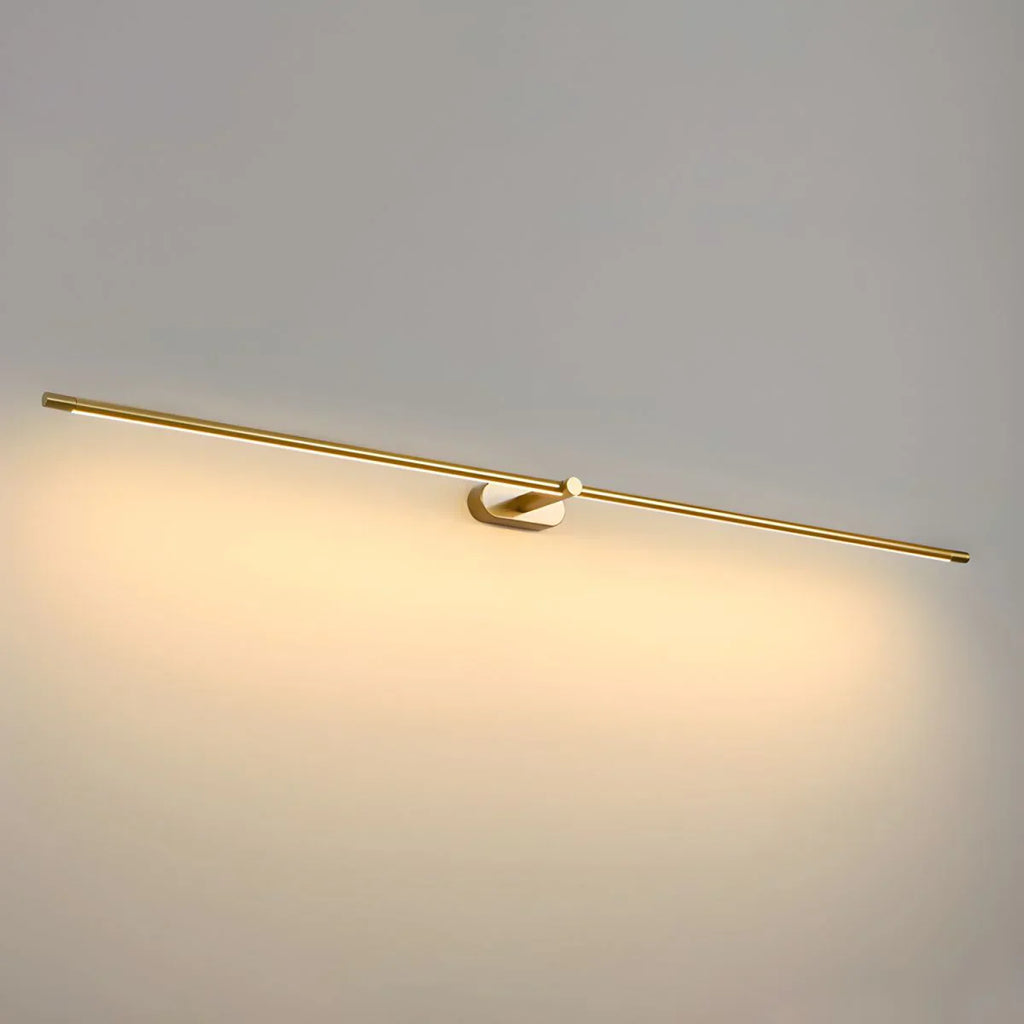 Ivox Minimalist Linear Wall Lamp Gold&Black | ventumra