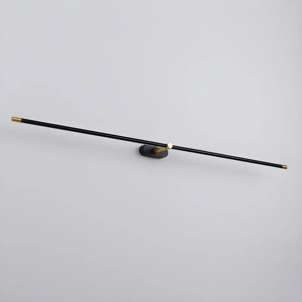 Ivox Minimalist Linear Wall Lamp Gold&Black | ventumra