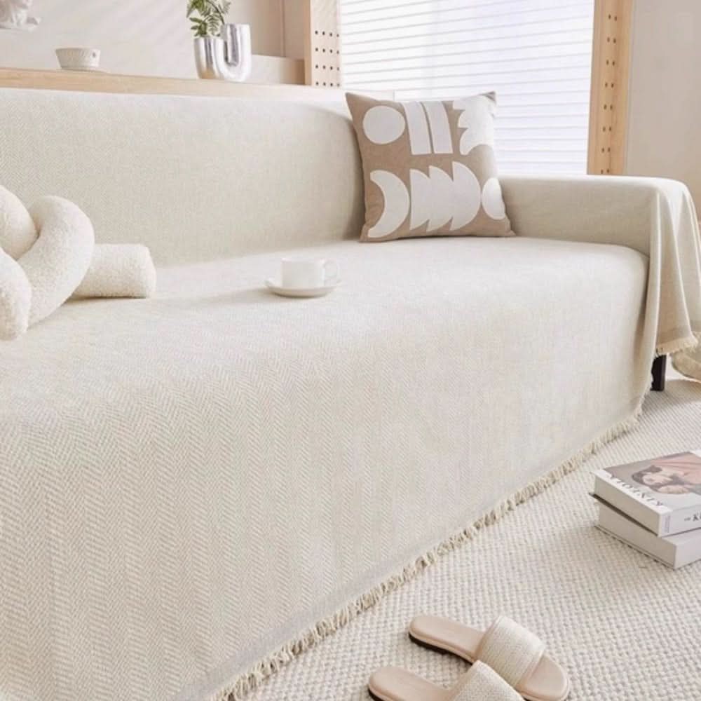 Housse de canapé minimaliste CoveGuard — Protection étanche, finition facile d’entretien