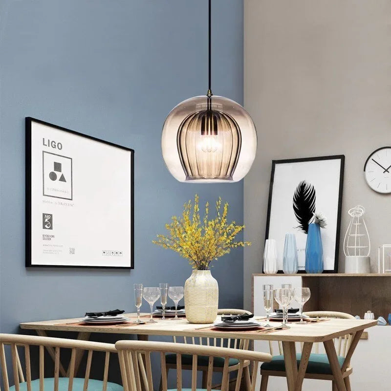 Aurela Glass Pendant Light For Modern Interiors And Offices