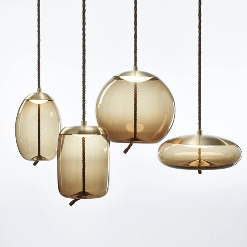 Valentina Nordic LED Pendant Light, Decorative Glass | ventumra