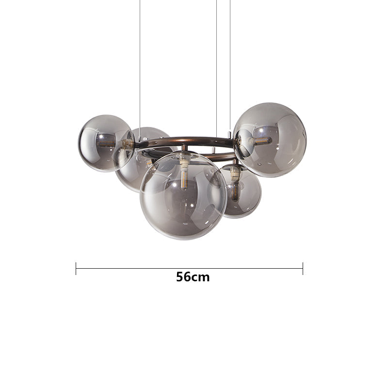 LumenNova Trio Ring LED Pendant Light Dimmable Dining Room Lamp