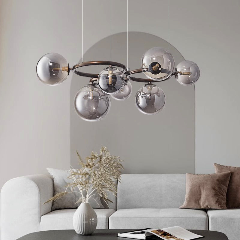 LumenNova Trio Ring LED Pendant Light Dimmable Dining Room Lamp