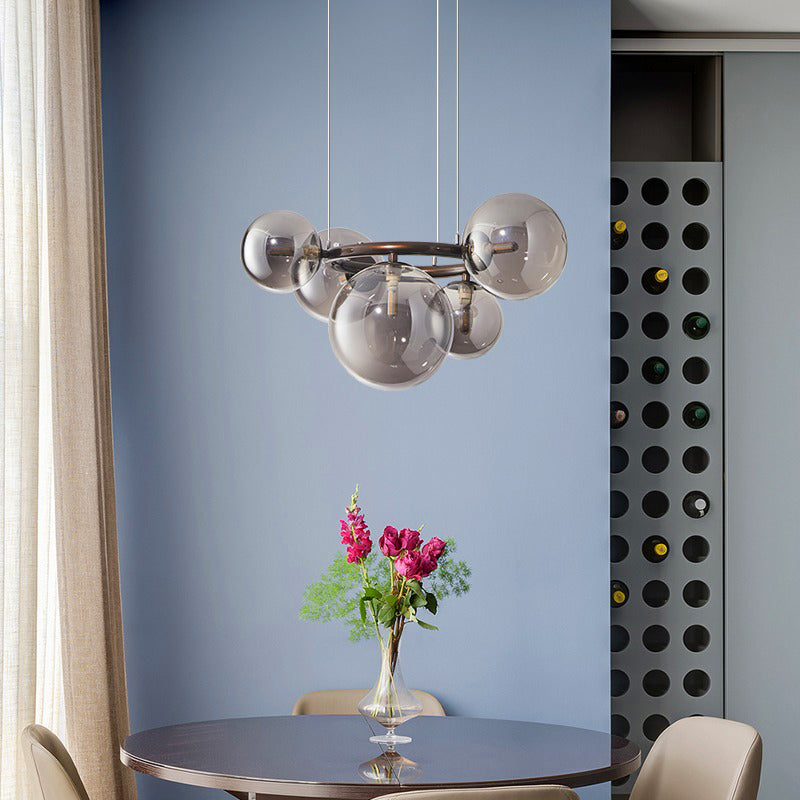 LumenNova Trio Ring LED Pendant Light Dimmable Dining Room Lamp