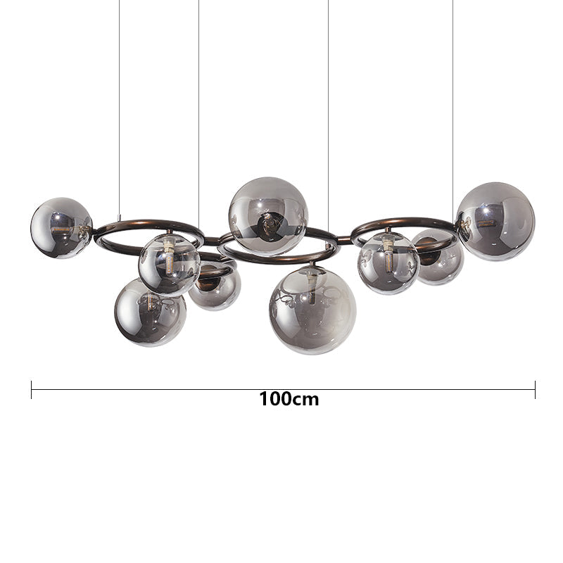 LumenNova Trio Ring LED Pendant Light Dimmable Dining Room Lamp