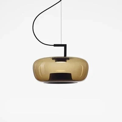 Liora Glass and Aluminum Pendant Light for Kitchen and Dining