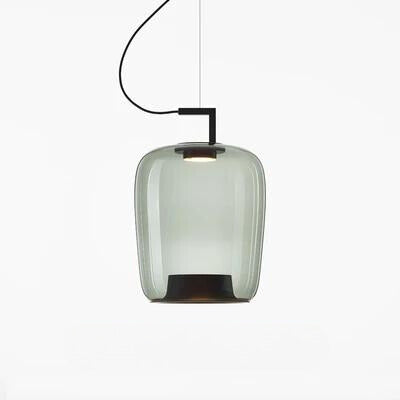 Liora Glass and Aluminum Pendant Light for Kitchen and Dining