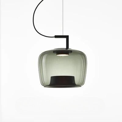 Liora Glass and Aluminum Pendant Light for Kitchen and Dining