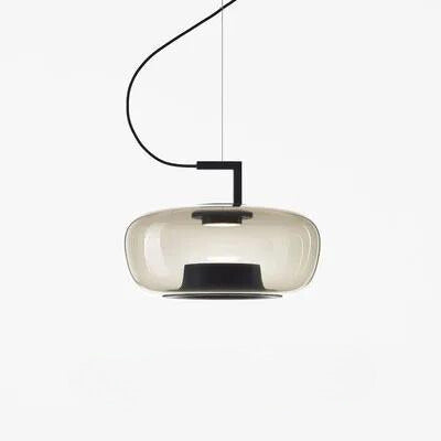 Liora Glass and Aluminum Pendant Light for Kitchen and Dining