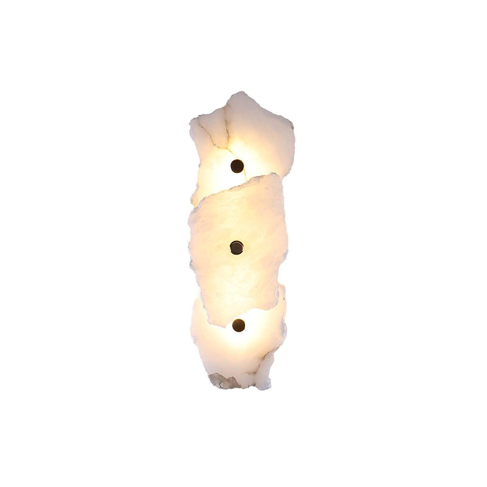 Alabaster Finish Modern Dimmable Wall Light For Warm Ambiance