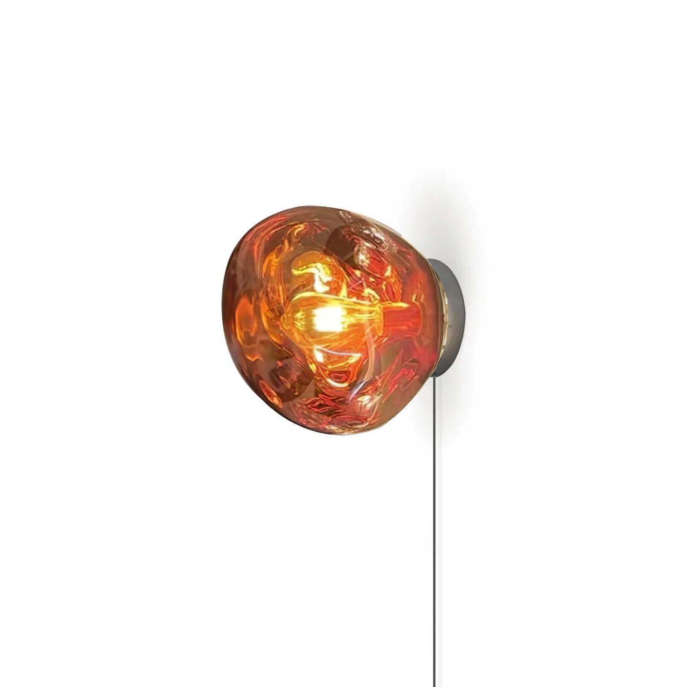 Modern LED Wall Lamp With Chrome Finish And Dual Effect