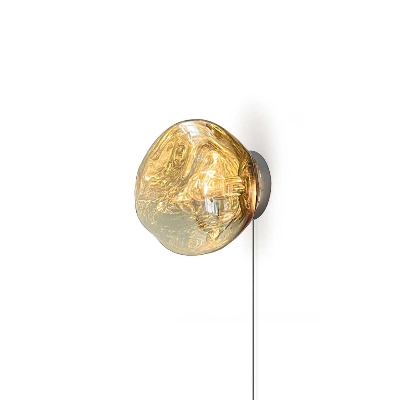 Modern LED Wall Lamp With Chrome Finish And Dual Effect