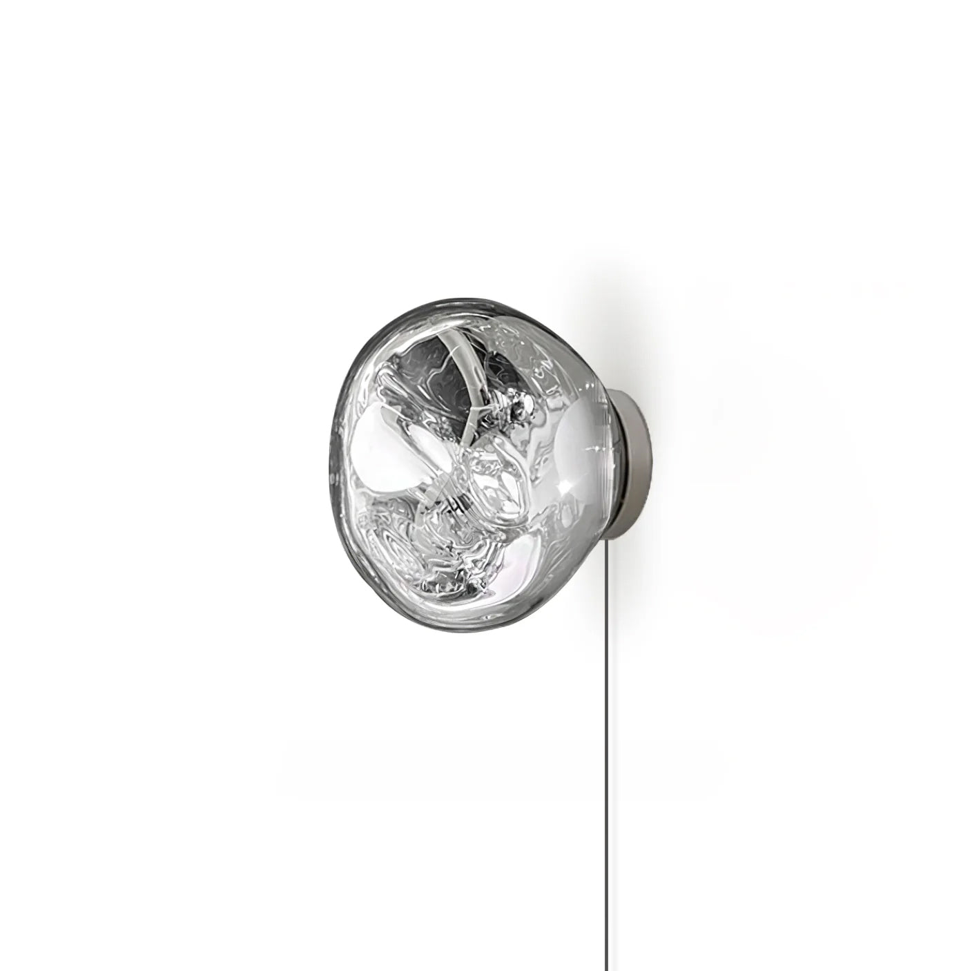 Modern LED Wall Lamp With Chrome Finish And Dual Effect
