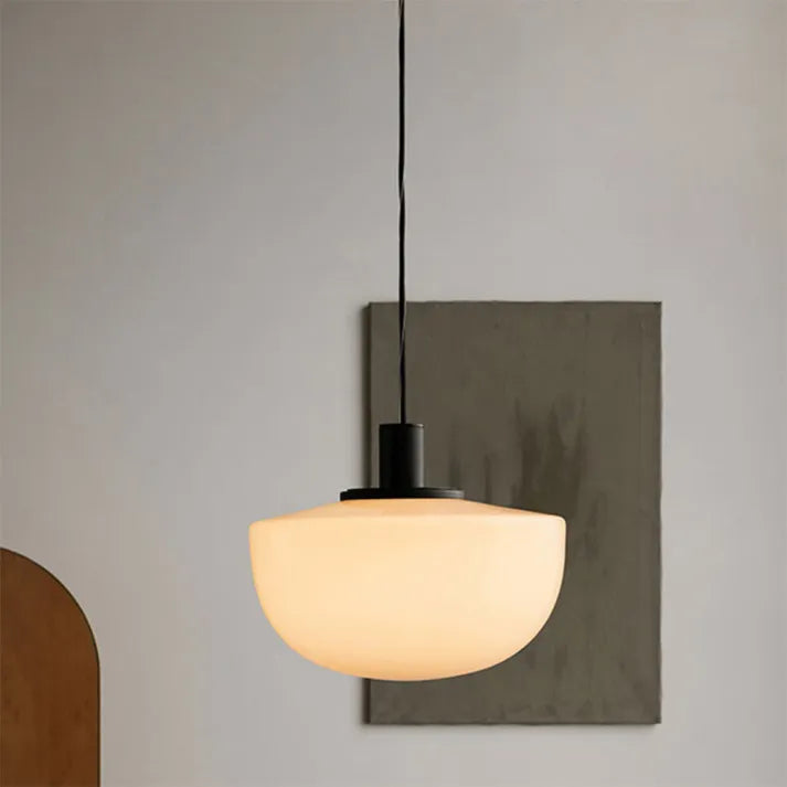 Globe Pendant Light in Glass and Metal for Kitchen and Dining