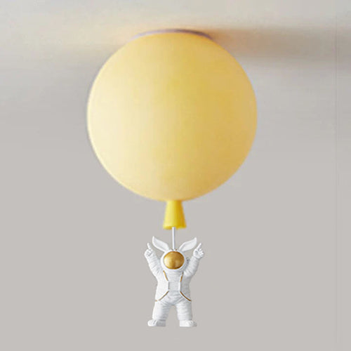 AstraNova Moon Pendant Lamp Modern LED Astronaut Light